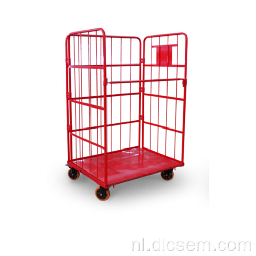 Logistieke OEM Cage -trolley met riem